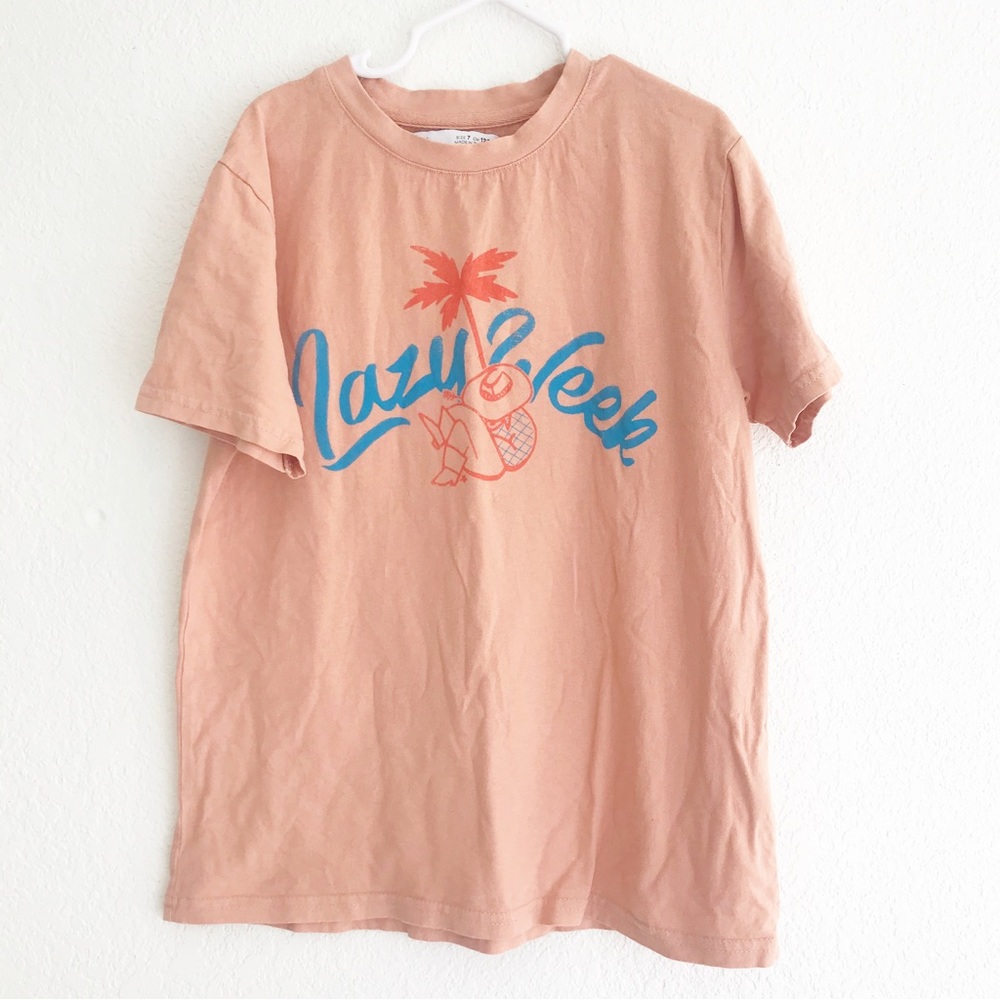 ZARA Short Sleeve Lazy Day Tee